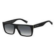 Zwart Grijs Zonnebril - Stijl 096/S 08A Marc Jacobs , Black , Heren