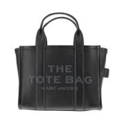 De kleine leren tote tas Marc Jacobs , Black , Dames