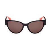 Zwarte Cat Eye Zonnebril voor Dames Max & Co , Black , Dames