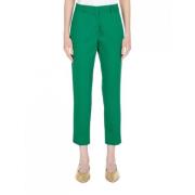 Emerald Cropped Broek Max Mara , Green , Dames