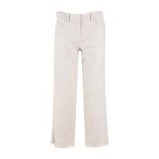 Losse Broek Max Mara , Beige , Dames