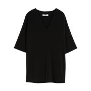 Zwart Locarno T-Shirt voor Vrouwen Max Mara , Black , Dames