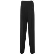 Wide Trousers Max Mara , Black , Dames