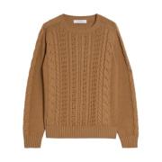 Bruine Sweaters voor Vrouwen Max Mara , Brown , Dames
