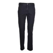 Zwarte Chino Broek met Perfecte Pasvorm Meyer , Black , Heren