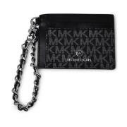 Portemonnee/kaarthouder Michael Kors , Black , Dames