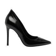 Leren Pump Decollete Schoenen Michael Kors , Black , Dames