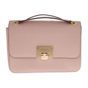 Stijlvolle Roze Leren Schoudertas Michael Kors , Pink , Dames