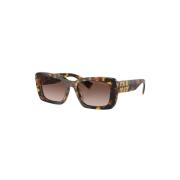 MU 07Ys Vau6S1 Zonnebril Miu Miu , Brown , Dames