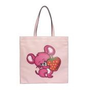 Aardbei Muis Tote Tas Moschino , Pink , Dames