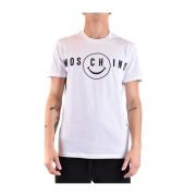 T-Shirts, Stijlvolle Collectie Moschino , White , Heren