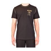 Stijlvolle Heren T-Shirt Moschino , Black , Heren