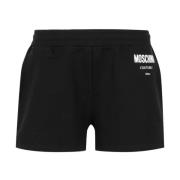 Korte shorts voor vrouwen Moschino , Black , Dames
