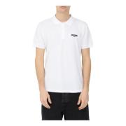 Witte Polo Shirt, Swim Collectie Moschino , White , Heren