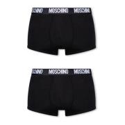 2-pack Supima® katoenen boxershorts Moschino , Black , Heren