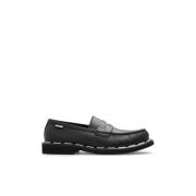 Loafers met logo Moschino , Black , Heren