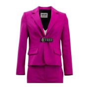 Stijlvolle Fuchsia Jas Moschino , Purple , Dames