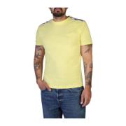 Kliek Logo Ronde Hals T-Shirt Moschino , Yellow , Heren