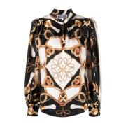 Blouse overhemd Moschino , Black , Dames