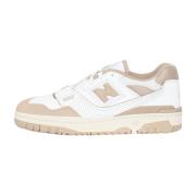 Witte Sneakers in Mid-Top Stijl New Balance , White , Heren