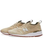 Deconstructed Herensneakers met Premium Suède New Balance , Beige , He...