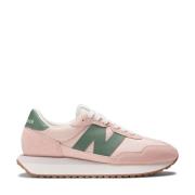 Ws237Qa Suède en Nylon Sneakers New Balance , Pink , Dames