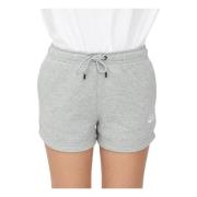 Korte shorts van zacht materiaal voor vrouwen Nike , Gray , Dames