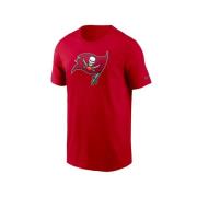 Rode Buccaneers Logo Tee Nike , Red , Heren