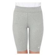 Casual hoge taille shorts Nike , Gray , Dames