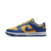 Blauw/Gele Lage Sneakers Nike , Blue , Heren