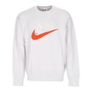 Lichtgewicht Trend Fleece Crewneck Sweatshirt Nike , White , Heren