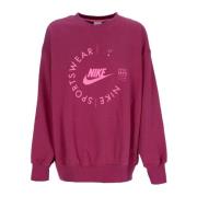 Rosewood Utility Crewneck Sweatshirt Nike , Pink , Dames