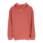 Fleece Hoodie Essential Collection Madder Root/White Nike , Pink , Dam...