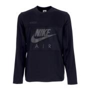 Poly-Knit Crew Sweatshirt Nike , Black , Heren