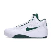 Wit/Groen Mid Sneakers Nike , Green , Heren