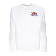 Spirit Fleece Crewneck Sweatshirt Wit Nike , White , Heren