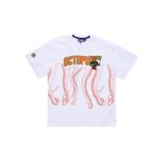 T-shirts Octopus , White , Heren