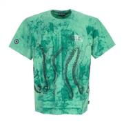 T-shirts Octopus , Green , Heren