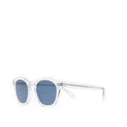 Wit Frame Zonnebril Oliver Peoples , White , Unisex