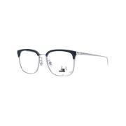 Blauwe Heren Rechthoekige Optische Brillen Omega , Blue , Heren