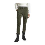 Leather Trousers Pepe Jeans , Green , Dames