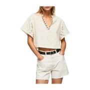 T-Shirts Pepe Jeans , Beige , Dames