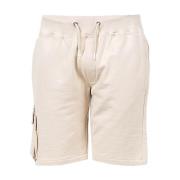 Eenvoudige stijl shorts met verstelbare tailleband en zakken Pepe Jean...