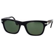 Iconische zonnebril met logo Persol , Black , Unisex