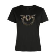 T-shirts Pinko , Black , Dames