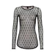 Long Sleeve Tops Pinko , Black , Dames