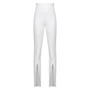 Pinko Trousers White Pinko , White , Dames