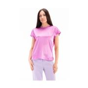 T-Shirts Pinko , Purple , Dames