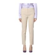 Slim-fit Trousers Pinko , Beige , Dames