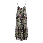 Olifantprint jurk RED Valentino , Black , Dames